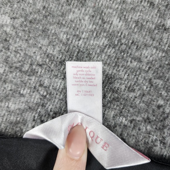 Cacique Sleep Cami Women 26/28 Black Good Satin Lace Trim V-Neck Lingerie Top - Picture 4 of 5